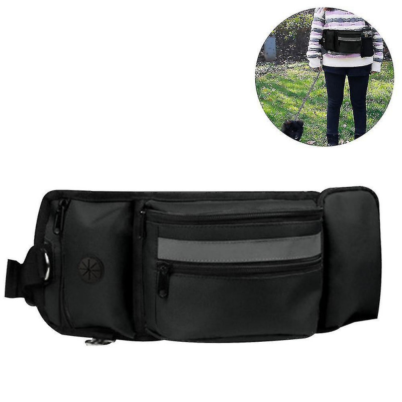 Dog Treat Pouch Bag For Training, Auto Closing Portable Dogs Walking Bag With Adjustable Belt, Oxford Cloth Pet [...]