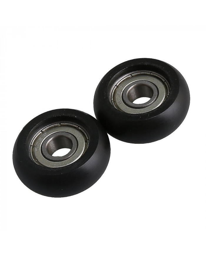 4 Ensembles Black Bearing Steel Guide Pulley Wheel Ball Bearing 8x32x12mm