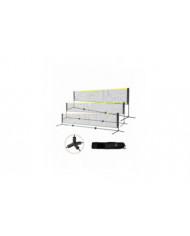 Filet de badminton, filet de volley-ball réglable en hauteur, filet de pickleball pliable de 17 pieds de large, [...]