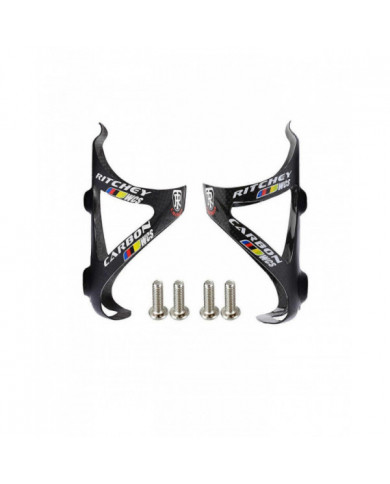 Porte-bidon de vélo de route VTT 3K Porte-bidon en fibre de carbone ultra léger 24G lumineux, 2pcs