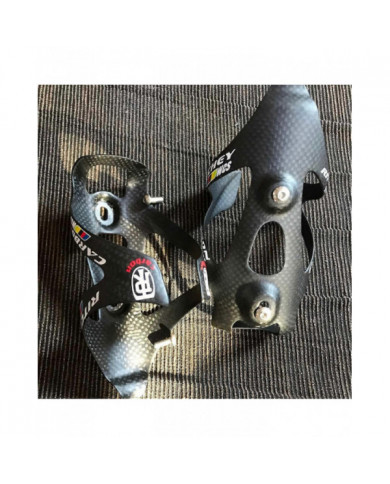 Porte-bidon de vélo de route VTT 3K Porte-bidon en fibre de carbone ultra léger 24G lumineux, 2pcs