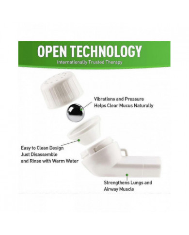 Exerciseur pulmonaire et éliminateur de mucus - Mucus naturellement clair avec l’appareil d’exercice respiratoire, [...]