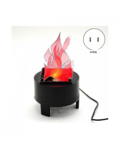 Led Fire Flame Effect Light Artificiel Électrique Flicker Campfire Lamp Party Decor Supplies For Bar