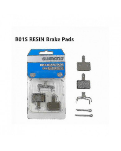 Plaquettes de frein à disque en résine Shimano B01s / g01s - Emballage de boîte de vente au détail
