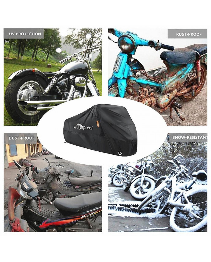 Housse de vélo extérieure imperméable à l’eau Housses de vélo avec trou de verrouillage