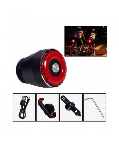 Antusi Bicycle Rear Light Automatic Brake Induction Taillight