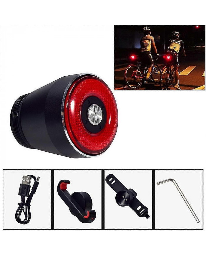 Antusi Bicycle Rear Light Automatic Brake Induction Taillight