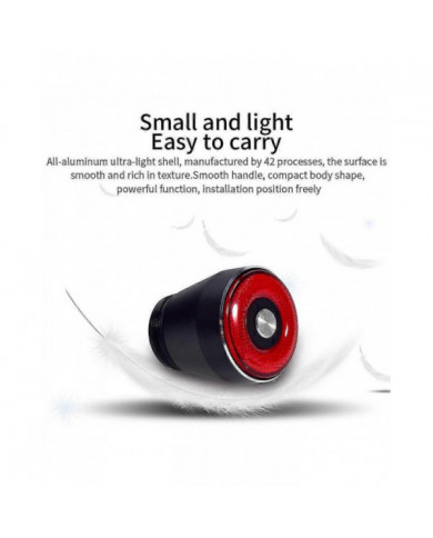 Antusi Bicycle Rear Light Automatic Brake Induction Taillight