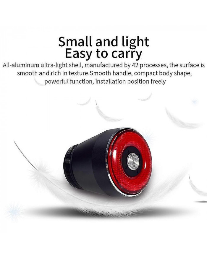 Antusi Bicycle Rear Light Automatic Brake Induction Taillight