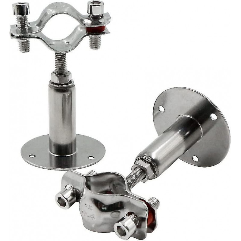 Stainless Steel Pipe Clamp Holder Clamp - Adjustable Ceiling Wall Mount Clamps Diameter 25-27mm Height 50-100mm [...]