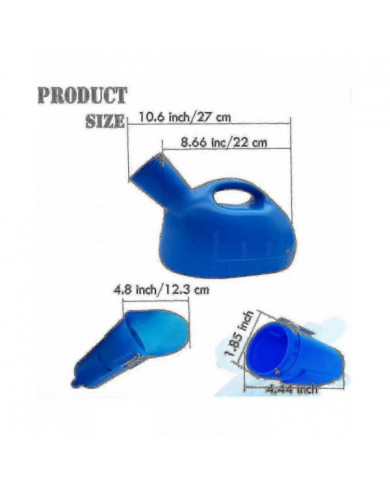 Bouteille d’urine Bouteille d’urine portable pour urine, étanche, 2000 ml wigslar