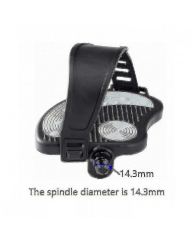 Pédales de vélo d’exercice avec sangles pour vélo de spin et vélo d’exercice stationnaire intérieur, 9/16 pouces