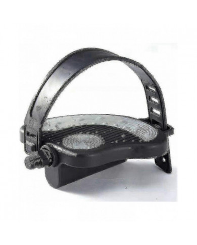 Pédales de vélo d’exercice avec sangles pour vélo de spin et vélo d’exercice stationnaire intérieur, 9/16 pouces