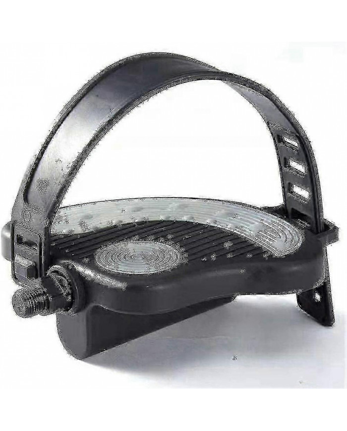 Pédales de vélo d’exercice avec sangles pour vélo de spin et vélo d’exercice stationnaire intérieur, 9/16 pouces