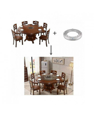 Roulement de plateau tournant en métal, base pivotante ronde, rotatif 360, roulements à billes à une rangée, pour [...]