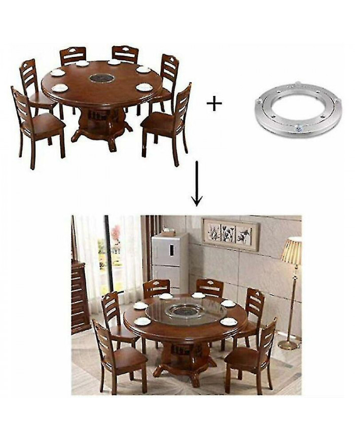 Roulement de plateau tournant en métal, base pivotante ronde, rotatif 360, roulements à billes à une rangée, pour [...]