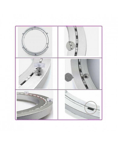 Roulement de plateau tournant en métal, base pivotante ronde, rotatif 360, roulements à billes à une rangée, pour [...]