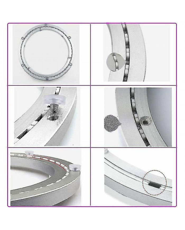 Roulement de plateau tournant en métal, base pivotante ronde, rotatif 360, roulements à billes à une rangée, pour [...]