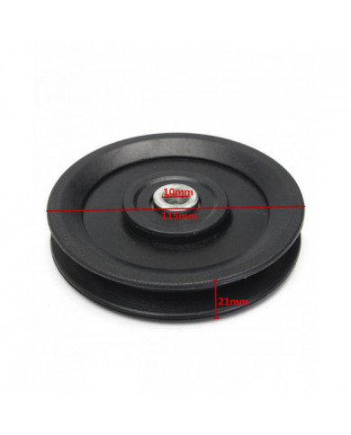 4pcs 4.5"/115MM Universal Nylon Bearing Pulley Wheel Cable Gym Fitness Equipment