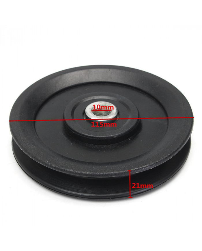 4pcs 4.5"/115MM Universal Nylon Bearing Pulley Wheel Cable Gym Fitness Equipment
