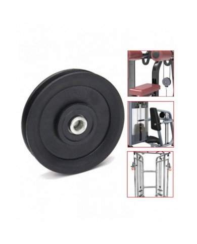 4pcs 4.5"/115MM Universal Nylon Bearing Pulley Wheel Cable Gym Fitness Equipment