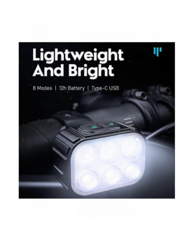 Bike Light Set Super Bright, vélo USB rechargeable Led Light, vélo Light pour la nuit, vélo avant