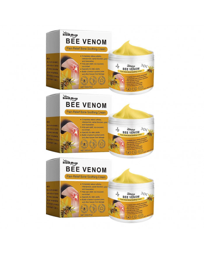 Bee-Venom Crème de soin des articulations Crème soulageante rapide de l’inconfort articulaire pour les personnes [...]