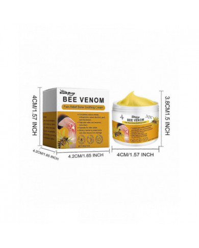 Bee-Venom Crème de soin des articulations Crème soulageante rapide de l’inconfort articulaire pour les personnes [...]