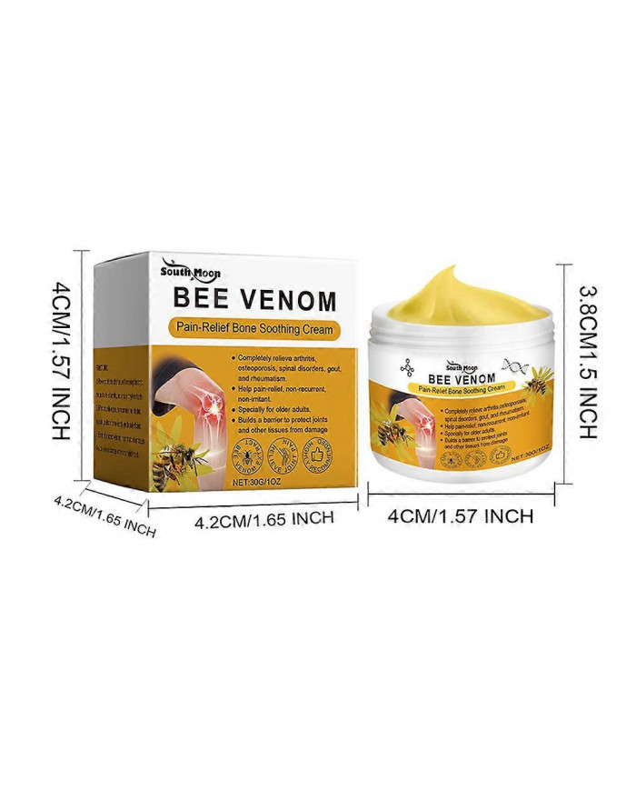 Bee-Venom Crème de soin des articulations Crème soulageante rapide de l’inconfort articulaire pour les personnes [...]