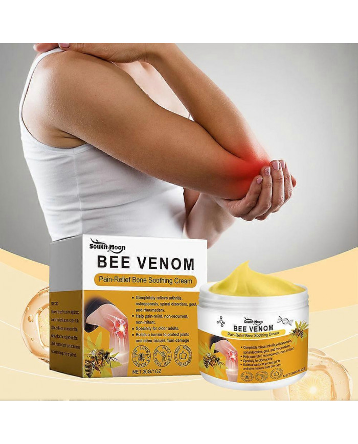 Bee-Venom Crème de soin des articulations Crème soulageante rapide de l’inconfort articulaire pour les personnes [...]