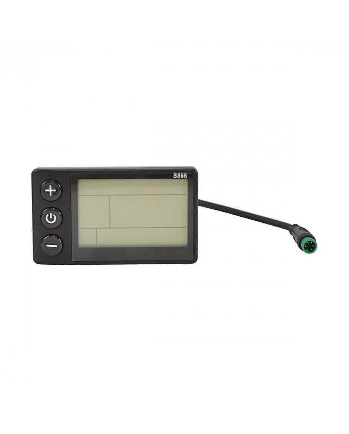 S866 Electric Bike Lcd Display E-bike Electric Scooter Display Panneau de commande avec étanche