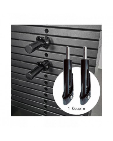 2x Pile De Poids Proche Équipement De Gym Poids De Charge Goupille Universel Portable Multifonction Accessoires [...]