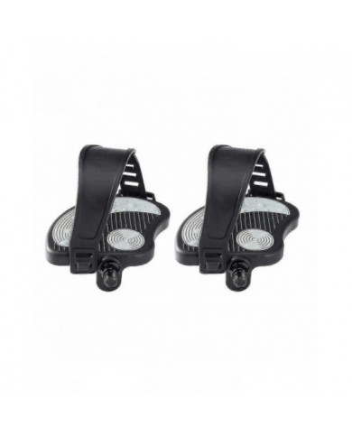 Pédales De Vélo D’exercice Avec Sangles Pour Vélo De Spin Et Vélo D’exercice Stationnaire D’intérieur, 1/2 Inch-yvan