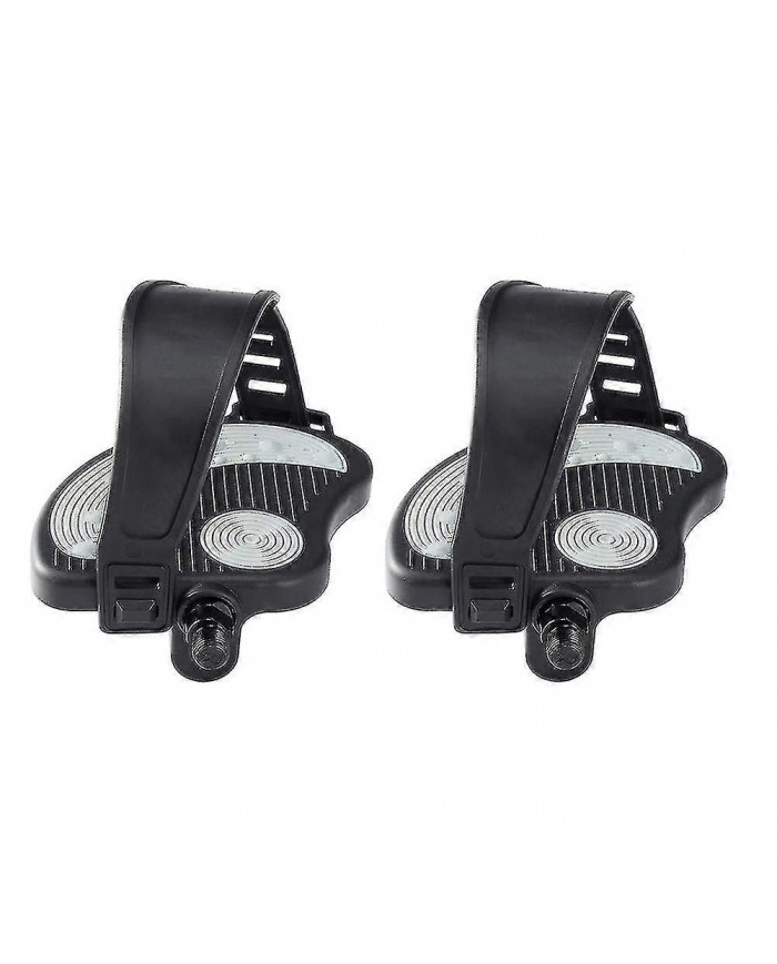 Pédales De Vélo D’exercice Avec Sangles Pour Vélo De Spin Et Vélo D’exercice Stationnaire D’intérieur, 1/2 Inch-yvan