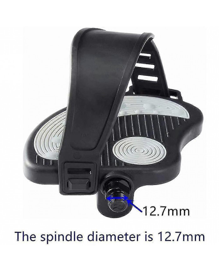 Pédales De Vélo D’exercice Avec Sangles Pour Vélo De Spin Et Vélo D’exercice Stationnaire D’intérieur, 1/2 Inch-yvan
