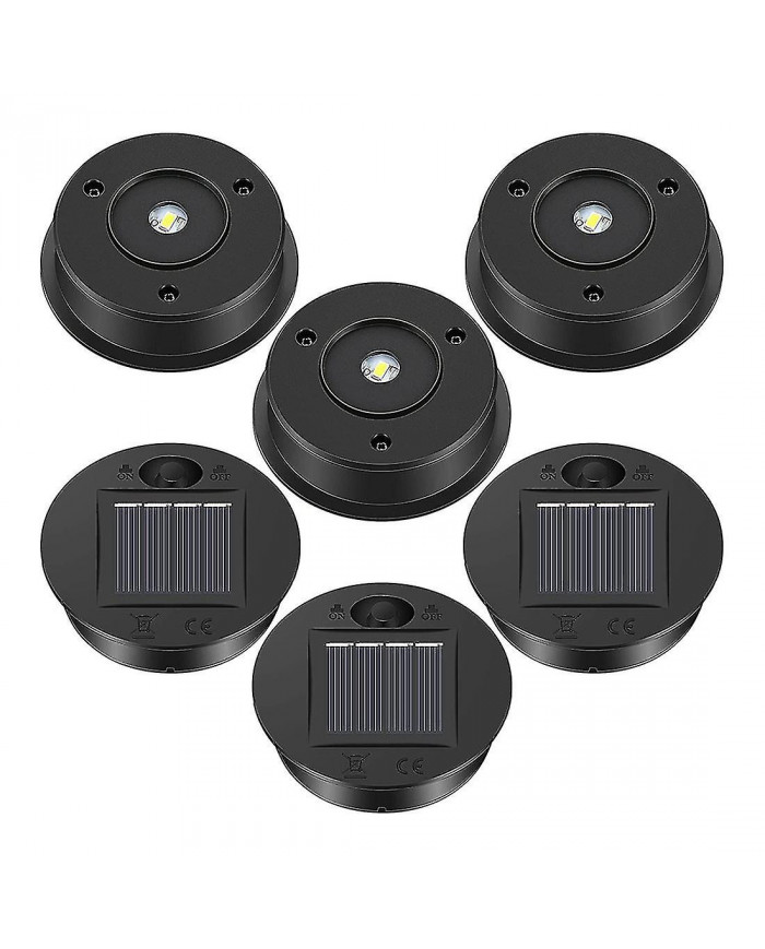 6 Pcs Lampes Solaires Remplacement Top 7 Lanterne Solaire Pièces LED Panneau Solaire Lanterne Couvercle Lumières [...]