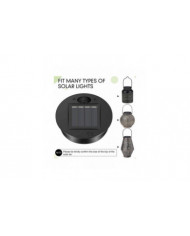 6 Pcs Lampes Solaires Remplacement Top 7 Lanterne Solaire Pièces LED Panneau Solaire Lanterne Couvercle Lumières [...]