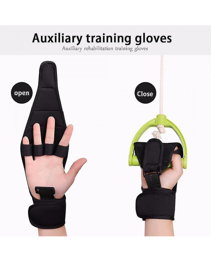 Gants d’entraînement auxiliaires de réadaptation anti-spasticité des doigts