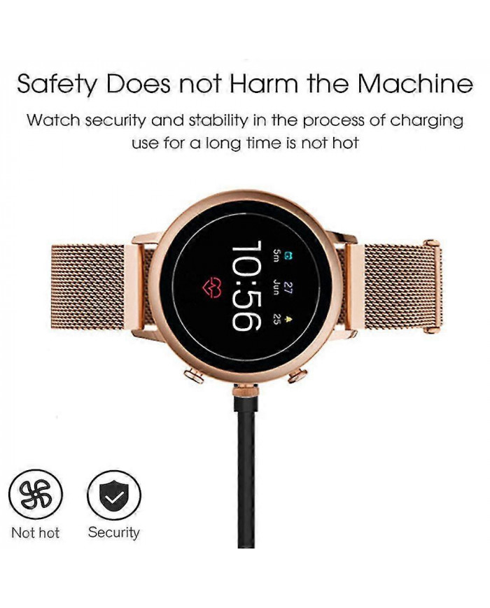 Chargeur compatible avec Fossil Gen 5 / Gen4 / Fossil Skagen Falster 2 Sports Smartwatch Chargeur rapide magnétique