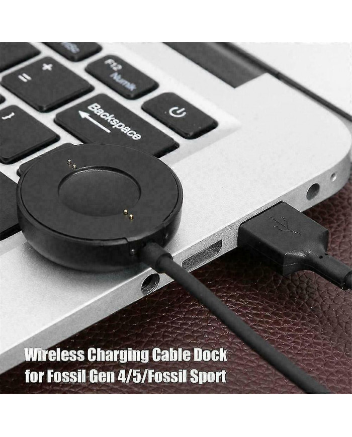 Chargeur compatible avec Fossil Gen 5 / Gen4 / Fossil Skagen Falster 2 Sports Smartwatch Chargeur rapide magnétique