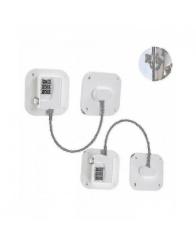 Serrure de réfrigérateur à 2 paquets Serrure de réfrigérateur à combinaison robuste