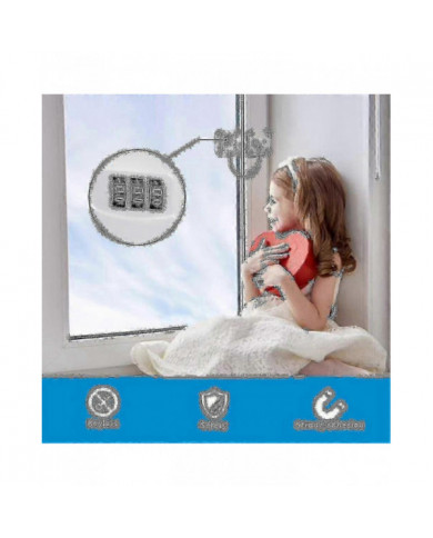 Serrure de réfrigérateur à 2 paquets Serrure de réfrigérateur à combinaison robuste