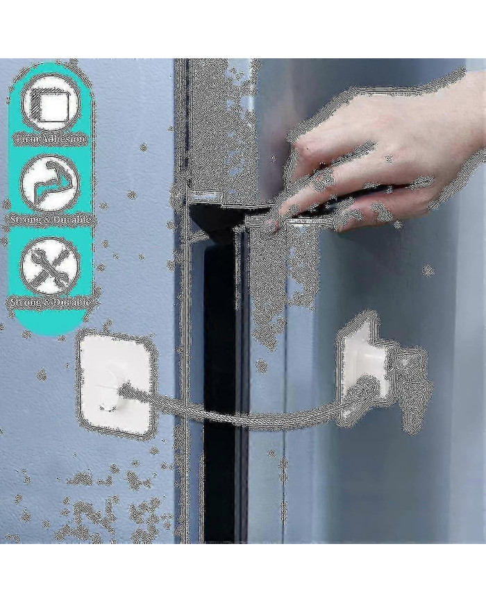 Serrure de réfrigérateur à 2 paquets Serrure de réfrigérateur à combinaison robuste