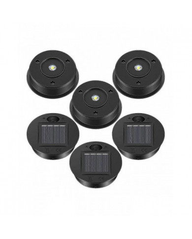 6 Pcs Lampes Solaires Remplacement Top 7 Lumens Lanterne Solaire Pièces LED Panneau Solaire Lanterne Couvercle Lumières