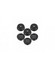 6 Pcs Lampes Solaires Remplacement Top 7 Lumens Lanterne Solaire Pièces LED Panneau Solaire Lanterne Couvercle Lumières