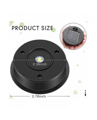 6 Pcs Lampes Solaires Remplacement Top 7 Lumens Lanterne Solaire Pièces LED Panneau Solaire Lanterne Couvercle Lumières