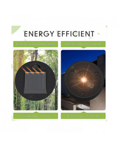 6 Pcs Lampes Solaires Remplacement Top 7 Lumens Lanterne Solaire Pièces LED Panneau Solaire Lanterne Couvercle Lumières