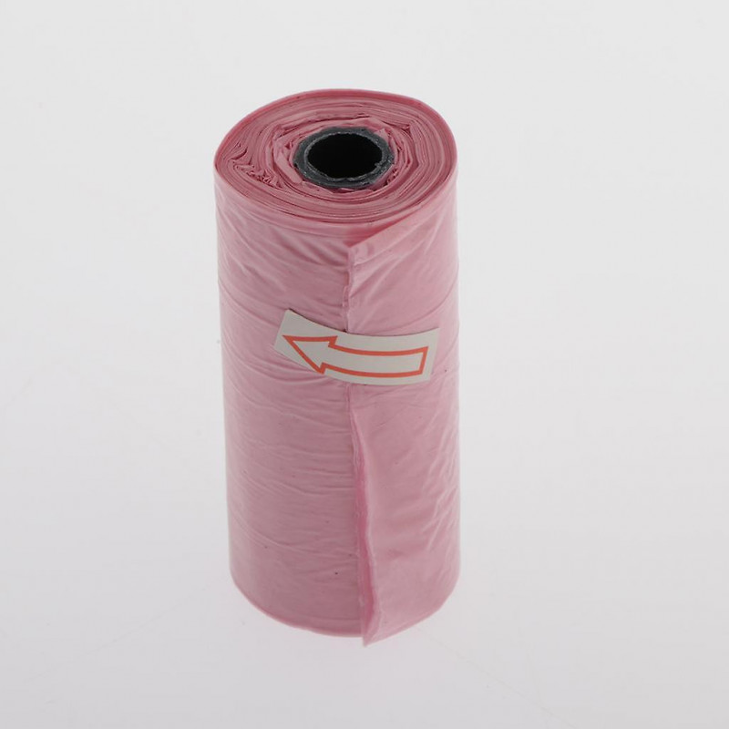 10 Rolls Portable Baby Diaper Nappy Discarded Dispenser Bag Pink