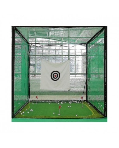 Filet de golf Frapper Cage Entraînement Net Intérieur Extérieur Plein Impact Double Stop Tissu avec Cible [...]