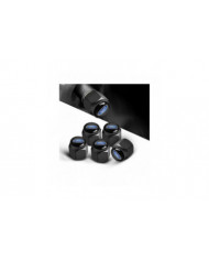 4pcs Car Tire Air Nozzle Cap Résistance à la corrosion Stem Cap pour Accessoires Automobiles